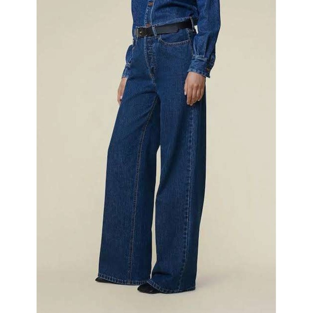 Lois Skater Loose Jeans 2782 Noad Rinse Dark Indigo Wide Leg 29x32